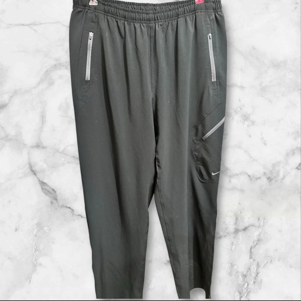 Vintage Men's  Nike Dri-FIT Phenom‎ Elite woven running pants Black  XL